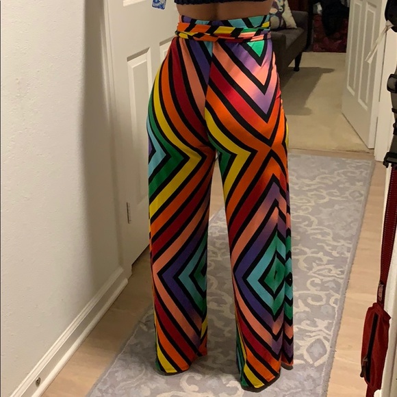 Fashion Nova Pants - Rainbow pants 💕